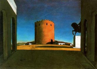 de-chirico-la-tour-rouge